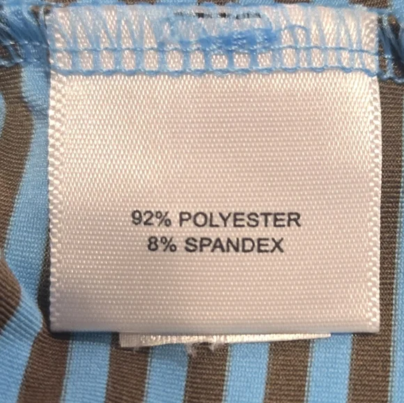 Peter Millar Summer Comfort Blue Striped Polo Shirt Size Large - Picture 5 of 7